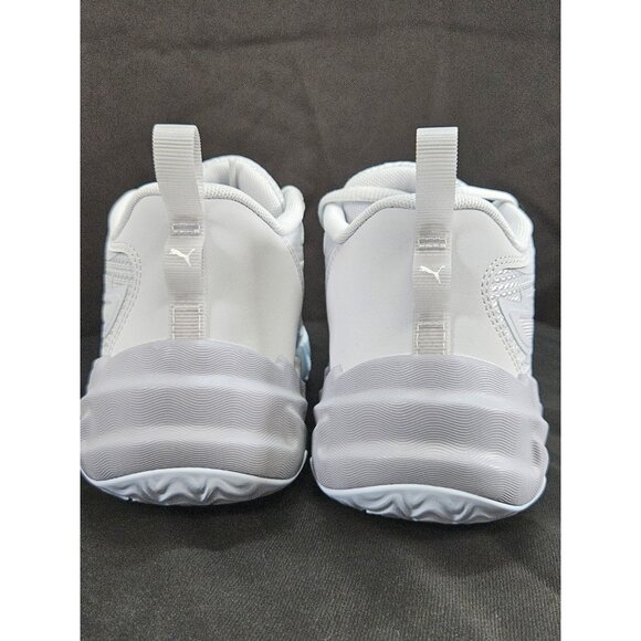 NEW Puma Scoot 1 Grey Ice Junior Basketball Shoes Size 5.5 Silver Mist/Gray Fog - Picture 6 of 8